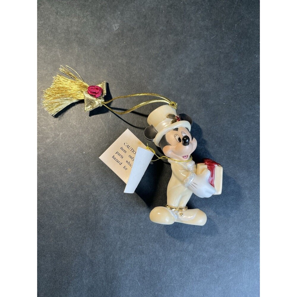 WDW Disney Parks Holiday Collection Victorian Mickey Mouse Ceramic Ornament